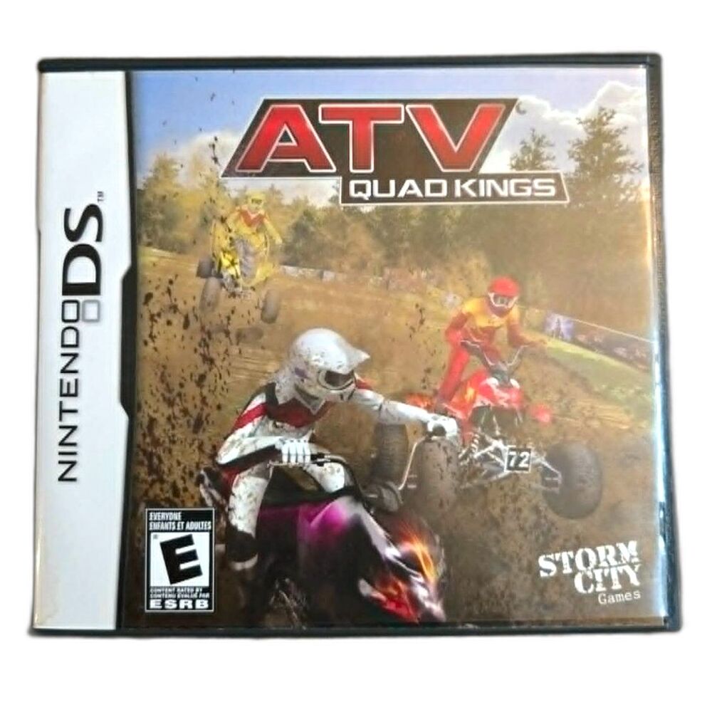 ATV Quad Kings DS Game CIB w/ Manual Tested Nintendo 3DS Compatible